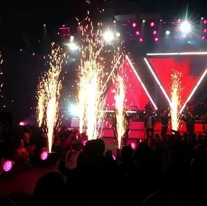 Stage Fountain 1Pack Isi 5pcs Dekorasi Pernikahan dengan Efek Cahaya dan Api Ideal untuk Acara Spesial Tambahkan Sentuhan Elegan dan Menarik Meningkatkan Keindahan Pernikahan