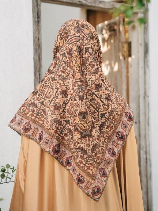 Pelangi Asmara Saffron Scarf 2