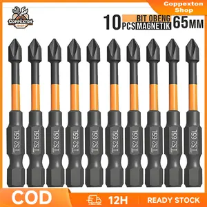 Set Mata Obeng Magnetik 10 PCS – Panjang 65mm untuk Bor Listrik