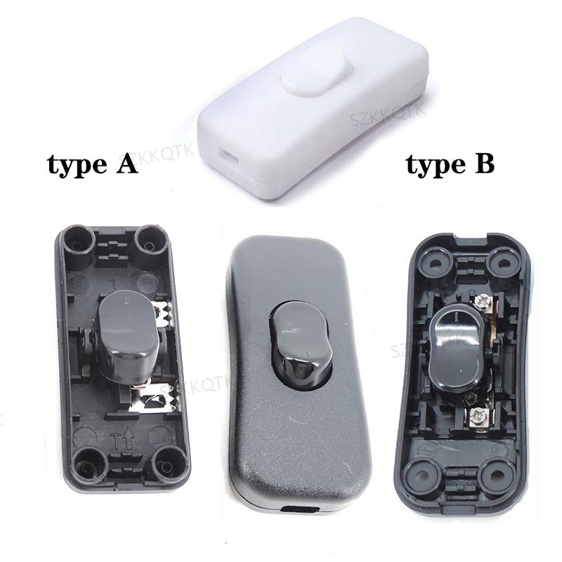 White black 303 Rocker Button Switch ON OFF Push for Table desk ...