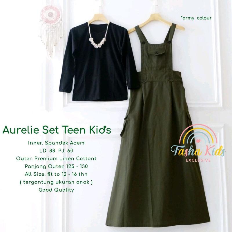 Baju Setelan Anak Aurelie Set Kids Untuk Usia 12-16 Tahun (COD) - Fashion Anak 3