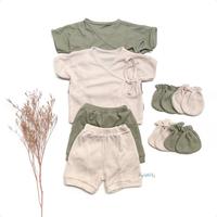 Gambar SHOPBYAUNTY - Kimono Premium Bayi Newborn Set 0-6mo - Chocolate, Short, NB-6Mo dari Shopbyaunty Kota Tangerang 1 Tokopedia