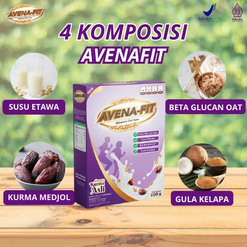 Avenafit Paket 3 Box Sereal Sehat Untuk Menurunkan Kolesterol | COD BISA BAYAR DI RUMAH Granola Food Oatmeal Diet Cereal 2