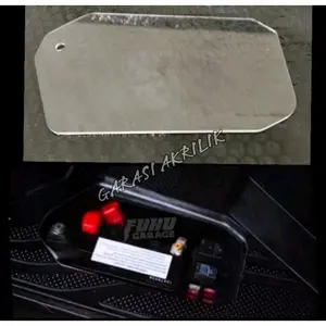 Cover Tutup Aki All Honda Bahan Akrilik Beat fi,esp,deluxe Vario Transparan Full Akrilik