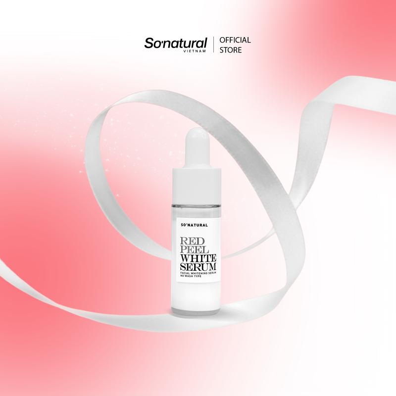   11ML  Serum Tinh Chất Peel White So Natural - Dưỡng Trắng Cải thiện Tàn Nhang & Cấp Ẩm Skincare Arbutin 
