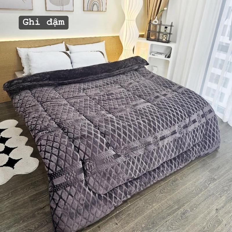  CoCo Chăn Lông Thỏ Nhập Khẩu Cân Nặng Từ 3Kg - 3Kg4 Kích Thước 1M9x2m1 Cao Cấp Sang Trọng Tiện Lợi 