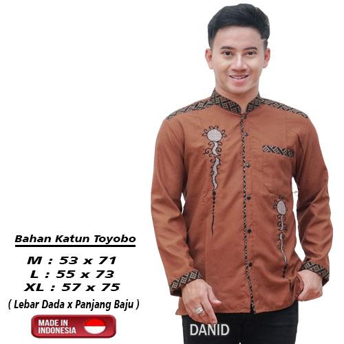 Koko Coksu Pria Kekinian  Motif Bordir Nyaman Dipakai! 4