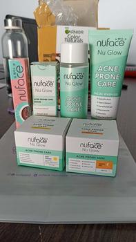 Product Review of Paket Skincare Nuface 5 in 1 Acne Prone Care / Anti jerawat / skincare nuface hemat Bebas Paraben Facial Berjerawat Treatment from a** 1