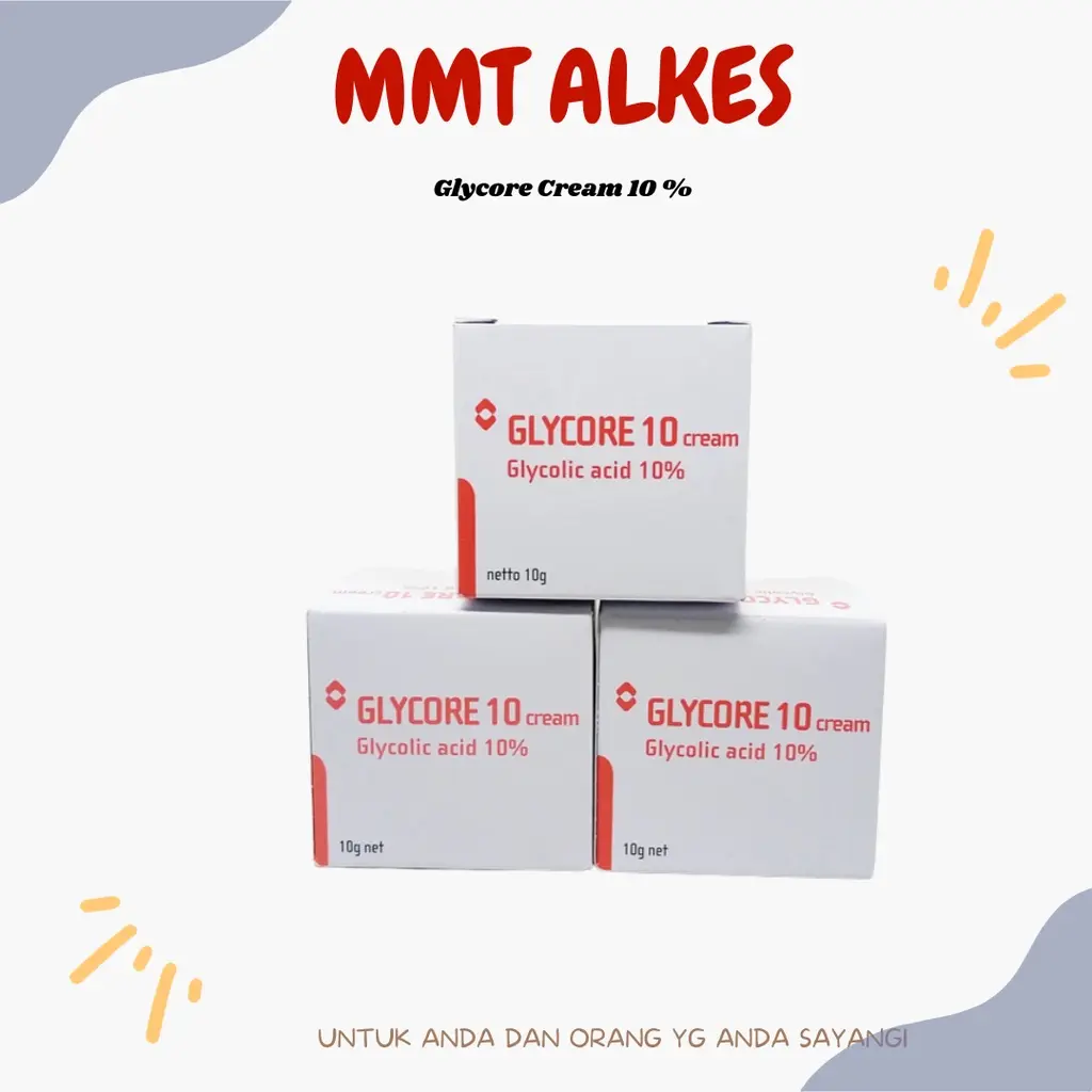 Glycore Cream 10 % krim Mencerahkan Kulit