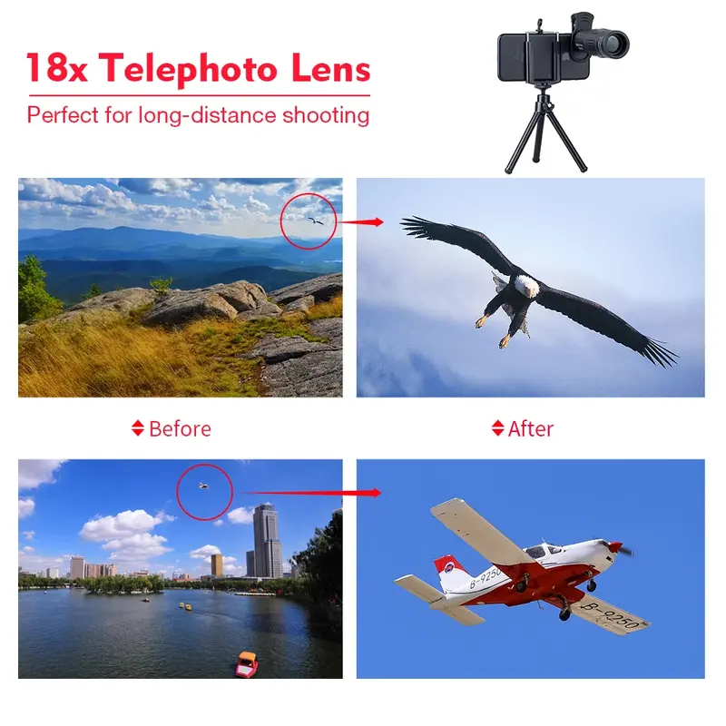 lensa Telephoto apexel 18X25 18X Zoom lensa apexel apexel28x25 5
