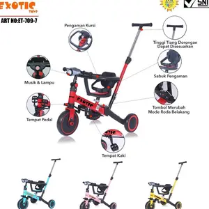 ( ALFATH BABY’SMART # FREE KARDUS BUBLE WRAP)  Sepeda balance exotic ET 709.7 6in1/ ET 709 4in1 /GIRO GY-717 4 in 1  EXOTIC ET 5511 3in 1 sepeda keseimbangan Anak Bike