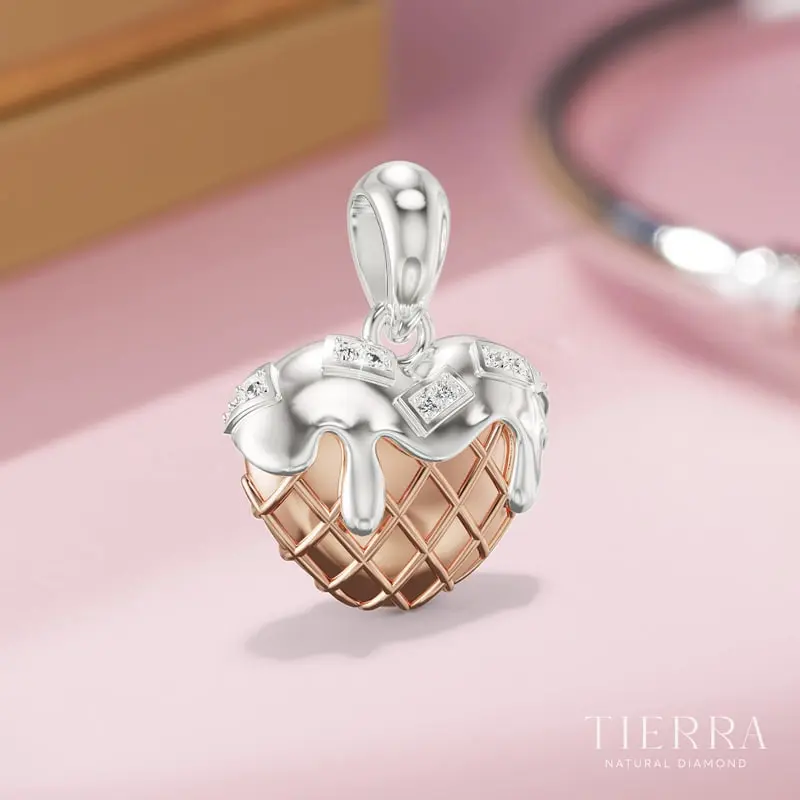 Charm TIERRA MDA0011 Sweet Cherry vàng 14k/ 18k