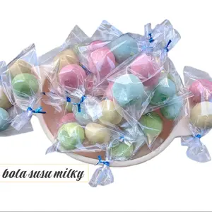 bola susu milky dancow pack isi 40 kemasan band