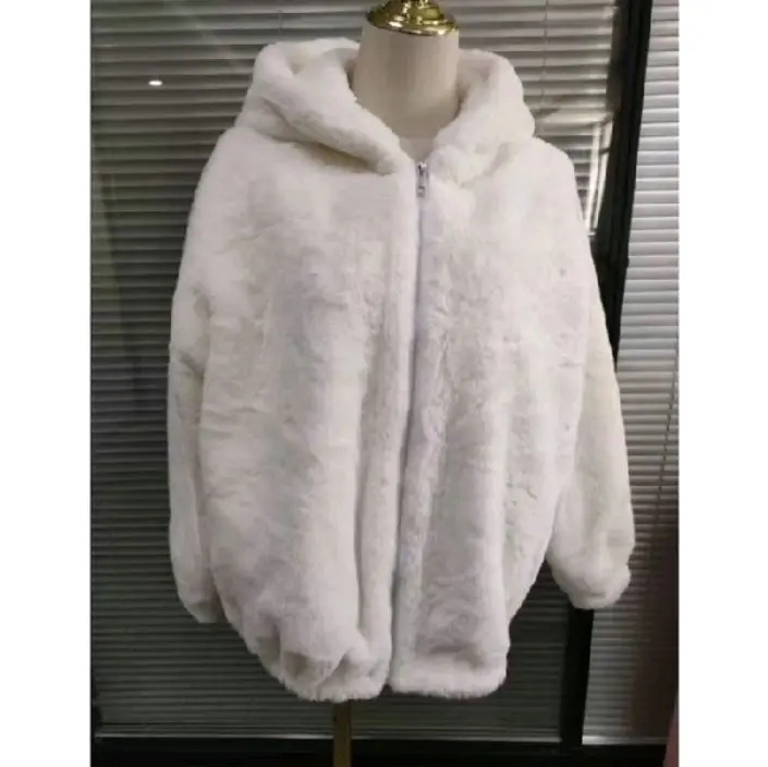 jaket bulu sherpa wanita flufy hangat tebal our color korean style import aw Dewasa Remaja Lembut Oversize Panjang Zipper 7
