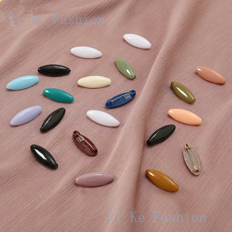 4pcs/bag  fashion scarf pin safety pin  hat  Fixed pin brooch Color positioning needle