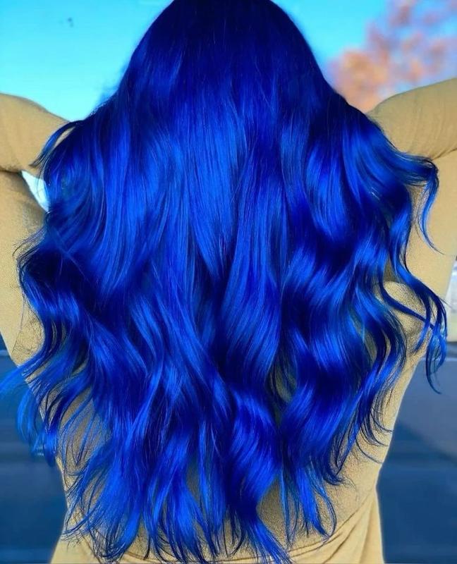Diosys Cat Rambut Warna DEEP BLUE BIRU Pewarna Rambut diosys hair color ...