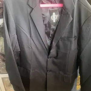 DVANDRA.ID Jas Blazer Hitam Pria Jas Formal Casual Jas wisuda Slim-fitting