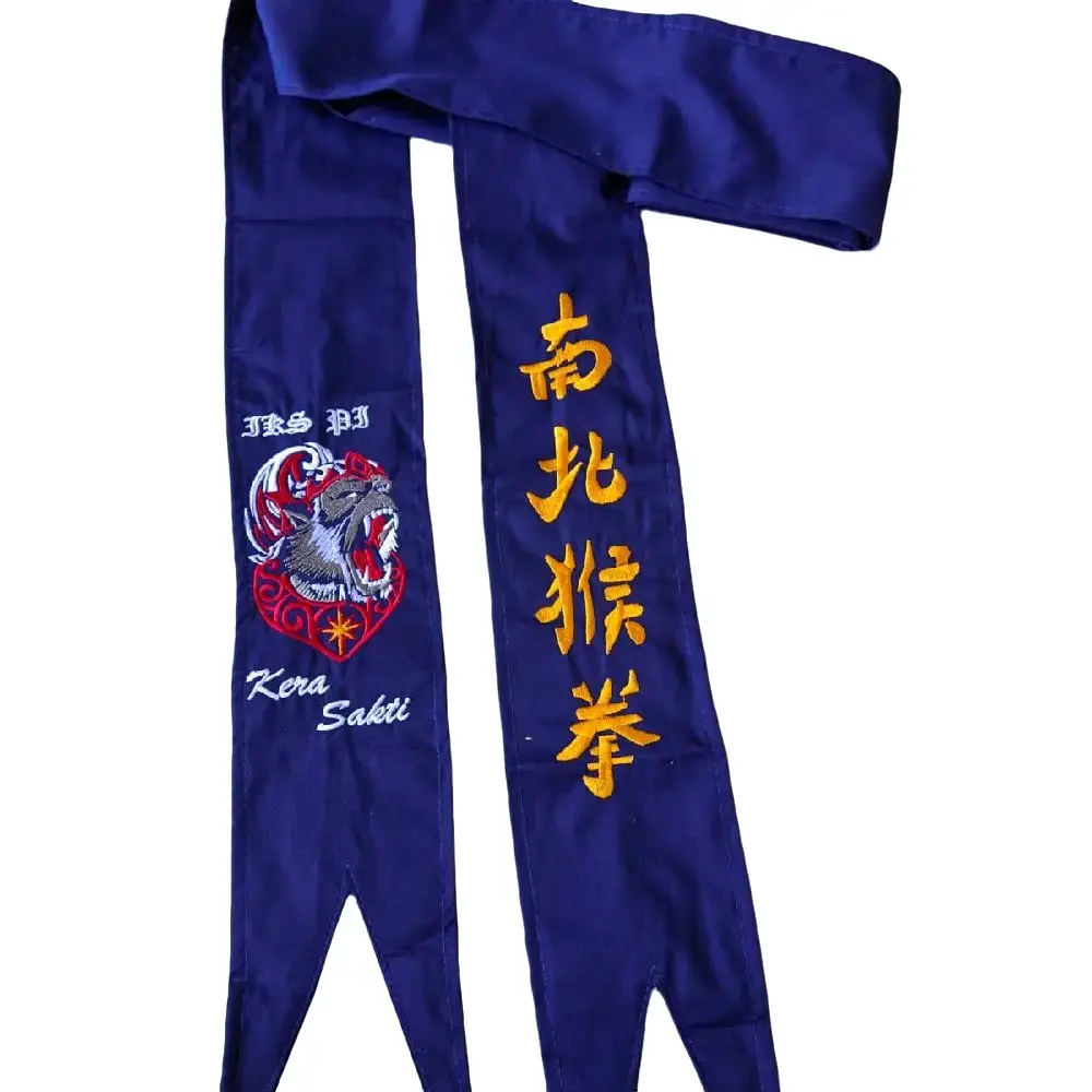 sabuk ikspi kera sakti biru drel ikspi sabuk beladiri ikspi biru drel anoman Boxing Samsak