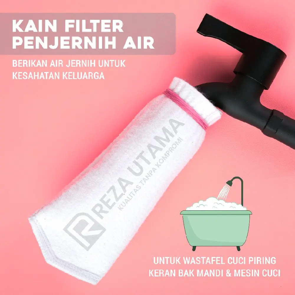 filter keran air sumur penjernih air keruh dan bau