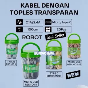 ROBOT KABEL DATA RBM100 ll /RBC100 ll MICRO USB TYPE C