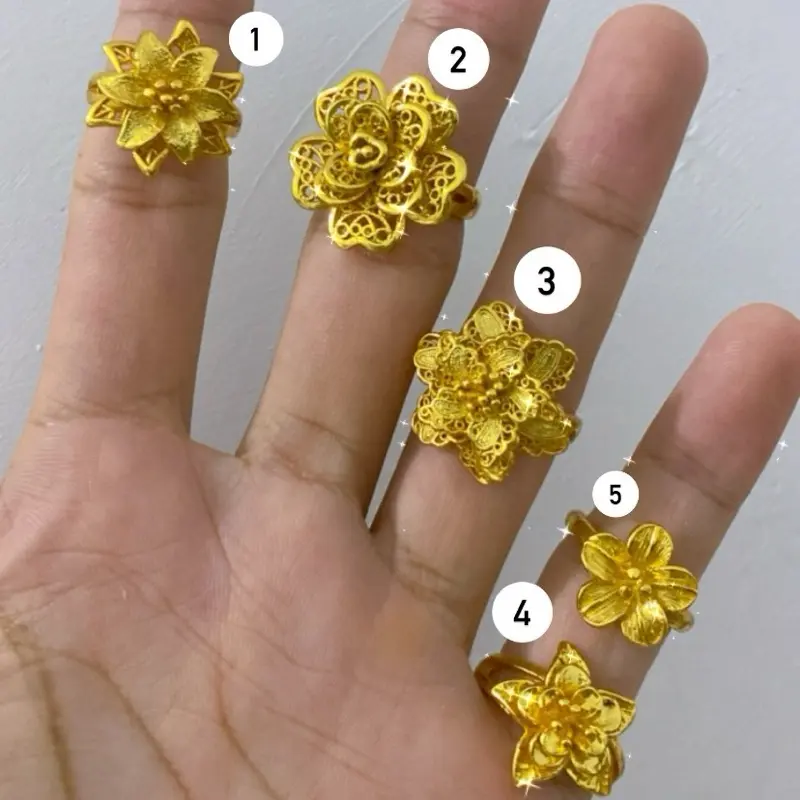 Cincin bunga sakura bisa di tukar tambah 0