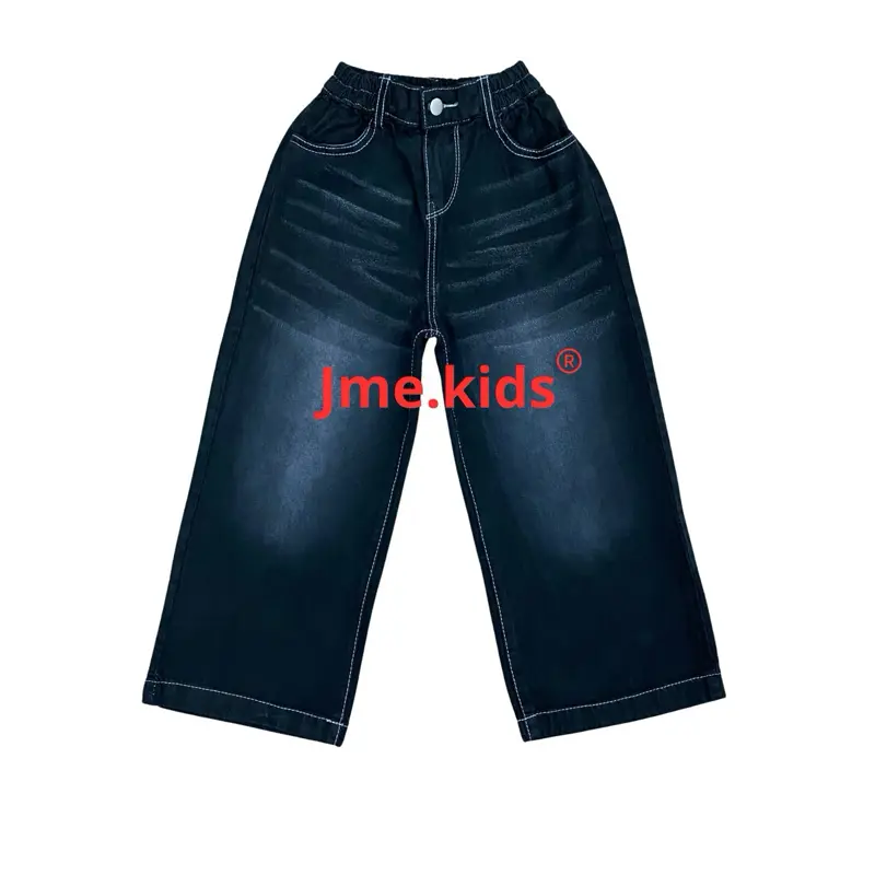 Jme kids skena - Celana kulot gombrong (skena) untuk anak usia 6th-13th kain jeans 3