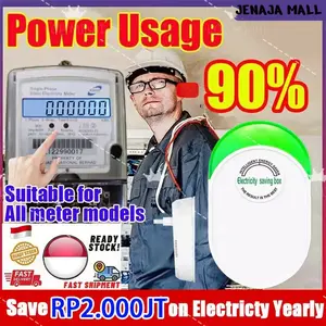 Alat colokan penghemat daya listrik rumah 90% murah electricity saving box original power factor saver