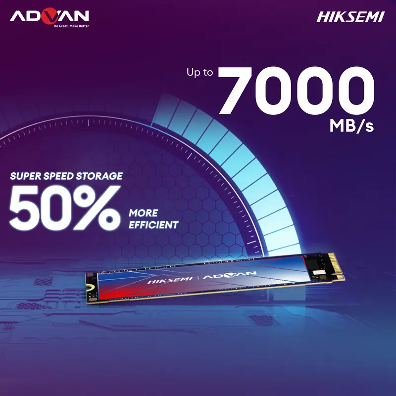 SSD ADVAN X HIKSEMI G7000 M.2 NVMe 512GB 2280 PCIe 4.0 3