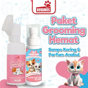 PAKET GROOMING HEMAT - Dry Shampoo dan Pet Cologne Parfum Anabul