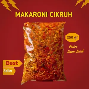 Makaroni Cikruh Pedas Daun Jeruk Bumbu Cikruh Medok Pedas Gurih 250 gr