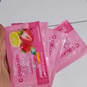 C+Collagen - Minuman Collagen Tripeptide 500mg + Vit C 1000mg untuk Kesehatan Kulit dan Imunitas