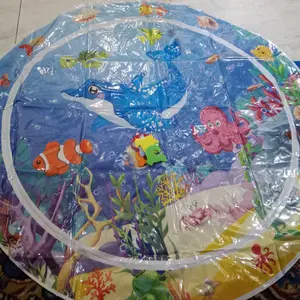Duffy toys Matras Air Bayi / Water Play Mat Baby / Mainan Kolam Tikar Bayi / Mainan Matras Air Edukasi / Playmat Portable Water / Bermain Bayi Anak-anak / Bayi Air Pad Mainan / Bermain Bayi / Water Playmat Baby Matras Air Bayi Playmat Mainan Edukasi Bayi