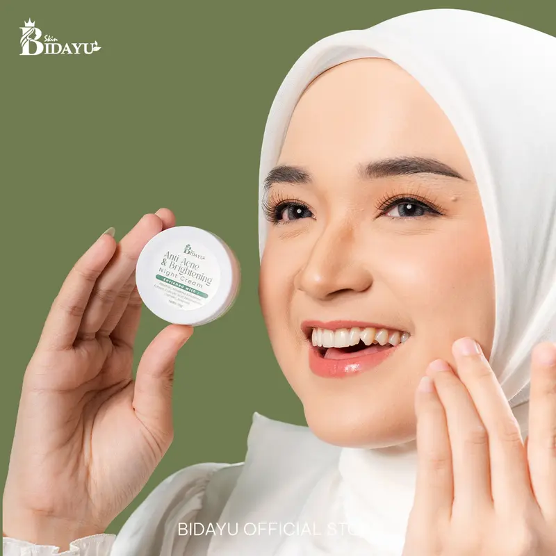 Bidayu Combo Cream – Day & Night Cream Moisturizer with Hyaluronic Acid, Peptide & Vitamin C – melembapkan, menutrisi kulit 3