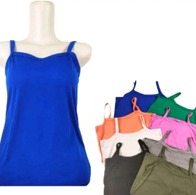 Tanktop Wanita Standar Fashion Tangtop Daleman Wanita Remaja Dewasa Atasan Crop Nyaman - Rompi, Panjang, Katun, Cewek, Bra, Pendek, Basic