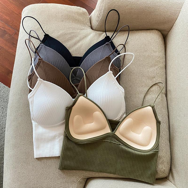 Amiera BR086 Bra Tanktop Wanita BH Atasan Wanita Korean Croptop Fit Spandex Singlet Nyaman 3