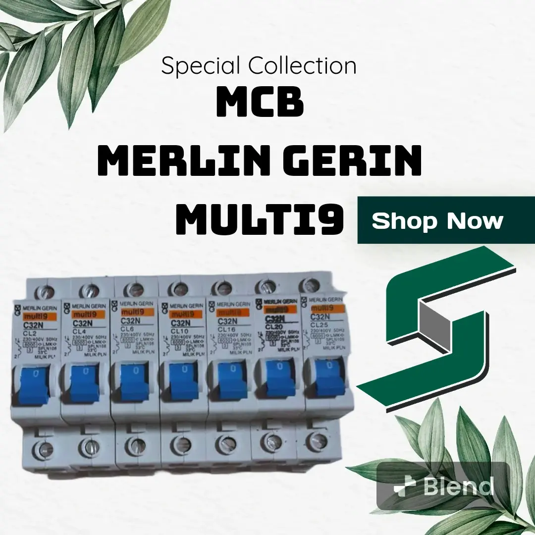 MCB PLN MERLIN GERIN MULTI9 2A/4A/6A/10A DIJAMIN ORIGINAL