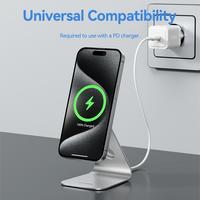 Gambar Vention Magnetic Wireless Charger Stand Holder Magsafe Fast Charging - FGH, 1 Meter dari Vention Authorized Store Kota Administrasi Jakarta Barat 5 Tokopedia