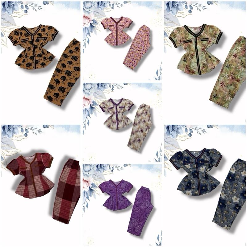 MS925 Bộ Đồ Quần 9 Tấc Vải Mango ,Áo Ngắn Tay Size 48Kg-72Kg Nữ dobo ngan tay Voi Nhung Thun