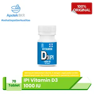 Vitamin IPI D3 1000 IU isi 70 Tablet - Suplemen Kesehatan