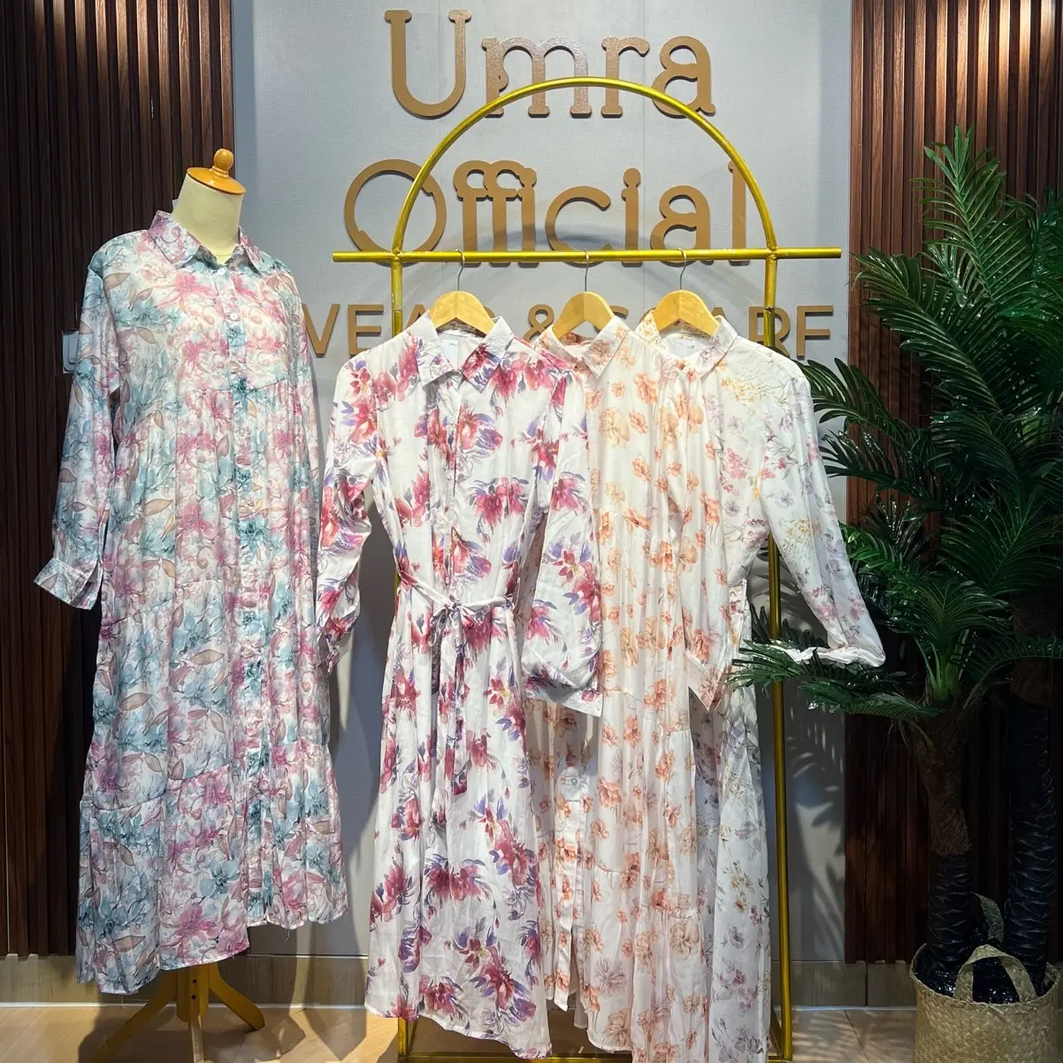 Midi Dress Flower - umra official