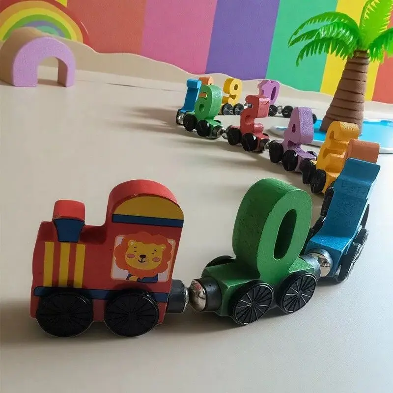 Mainan Edukasi Anak Kereta Api Angka Magnet Edukatif Train Learning Education Number / Mainan Anak Kereta Api Angka Mainan Kereta Api Magnet / Mainan Train Angka Magnetik Kayu / Mainan Angka Magnet Kereta Api / Mainan Puzzle Train Kereta Kayu