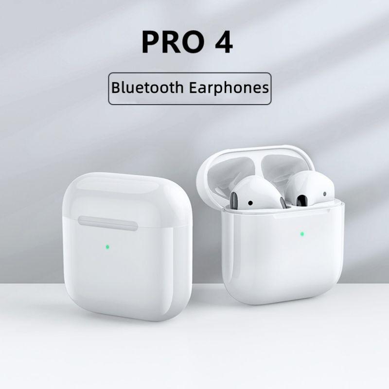  Tai nghe Bluetooth không dây Pro4 hoạt động cảm ứng cuộc gọi bằng giọng nói rõ ràng tương thích với điện thoại Xiaomi và Android 