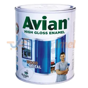 Avian High Gloss Enamel 0,9L untuk Kayu & Logam - Cat Kilap Berkualitas Tinggi Perlindungan Mewah dan Penampilan Indah