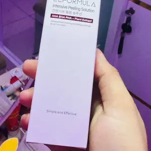 ELFORMULA Intensive Peeling Solution - Peeling Serum Exfoliating Dark Spot Eksfoliasi Wajah Berminyak Mencerahkan Kusam dan Mengangkat Sel Kulit Mati dan  Kotoran Pha Scrub Extract Melembutkan Exfoliasi Perawatan Pencerah Facial