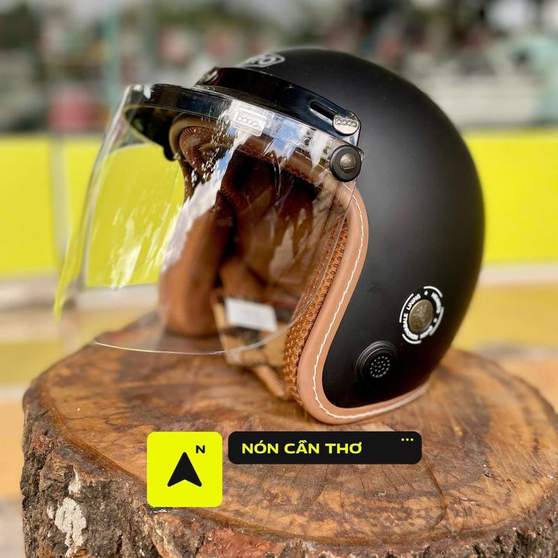 (Tặng 3 nút đồng)  Kính Bogo Malaysia gắn mũ bảo hiểm 3/4 và 1/2 (chỉ gắn vừa mũ có 3 nút bấm dưới 21cm)