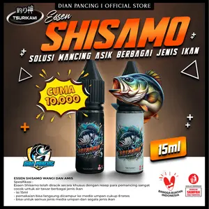 Essen Shisamo Wangi dan Amis isi 15ml bikin umpan gacor semua media umpan dan segala jenis ikan