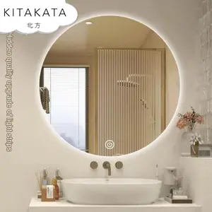 KITAKATA RUTO Smart Touch Screen Bathroom Mirror Cermin Kaca anti-kabut Kamar mandi  Anti-fog mirror