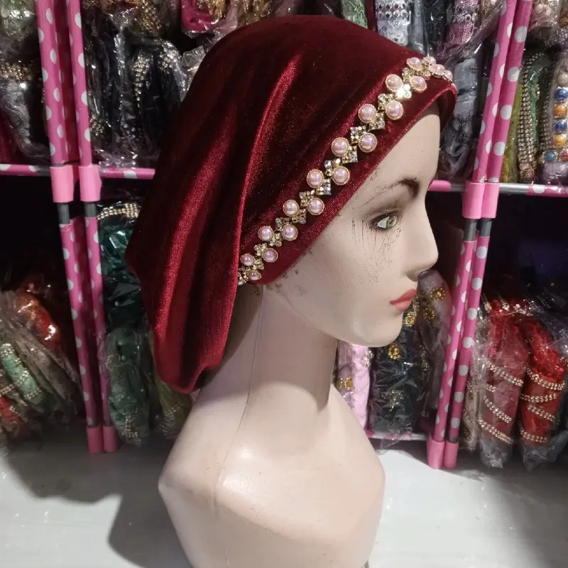 songko haji permat/songkohaji/ciputhaji/penutup kepala wanita 4