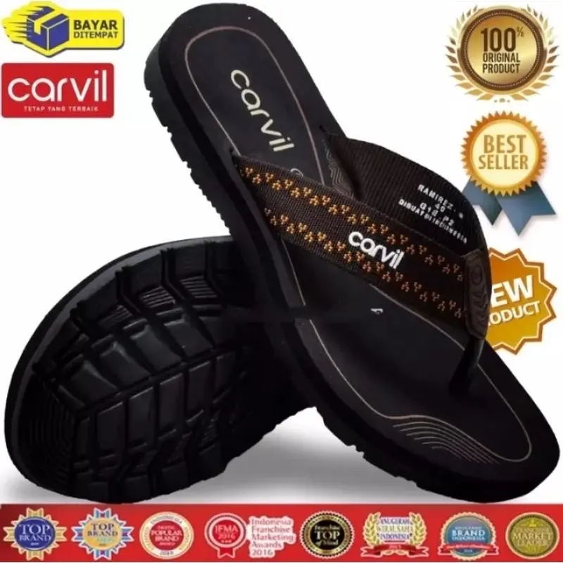 BAYAR DITEMPAT SENDAL CARVIL/SENDAL JEPIT CARVIL ORIGINAL 100% UK 31-44 TERLARIS