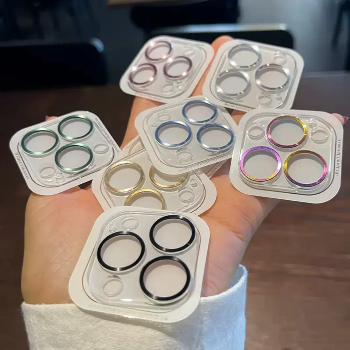 Kính che phủ đầy đủ thời trang cho máy ảnh, Bảo vệ màn hình ống kính bảo vệ trong suốt cho iPhone 11, 12, 13, 14, 15 Pro Max, Mini 14 Plus, 12, 13 pro